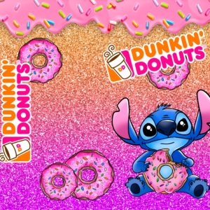 Vinil 3d stitch donuts
