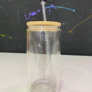 Glass Can 12 Oz doble pared