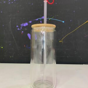 Glass Can 16 Oz doble pared