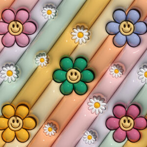 Vinil 3D flores