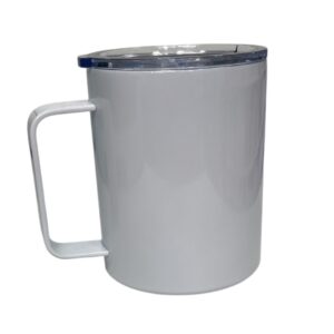 Taza de Acero Blanca