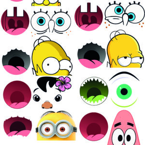 BOCAS Y CARA - LAMINA